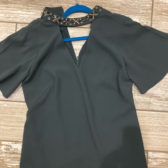 NWT Ann Taylor Blouse with jeweled collar - Picture 12 of 12